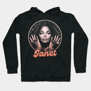 Janet Vintage // Gradients Drawing Artwork Hoodie